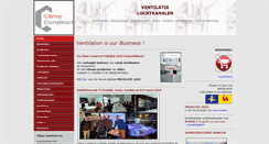 Desktop Screenshot of climaconstruct.be